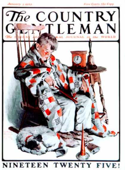 Country Gentleman - 1925-01-03: Waiting for the New Year (WM. Meade Prince)
