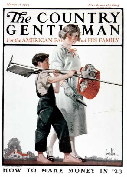 Country Gentleman - 1923-03-17: Going Planting (F. Lowenheim)