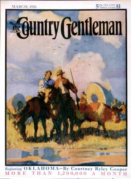 Country Gentleman - 1926-03-01: Wagon Train (R.W. Crowther)