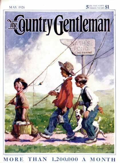Country Gentleman - 1926-05-01: Going Fishing (WM. Meade Prince)