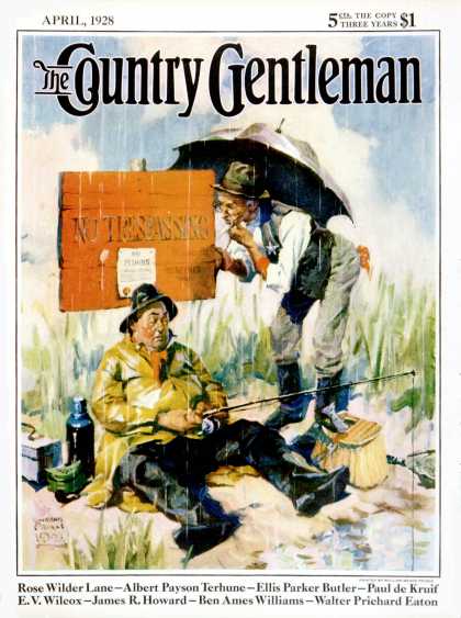 Country Gentleman - 1928-04-01: "No Trespassing" (WM. Meade Prince)