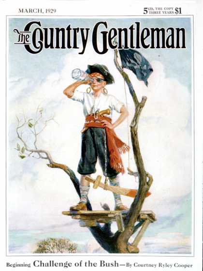Country Gentleman - 1929-03-01: Playing Pirate (WM. Meade Prince)