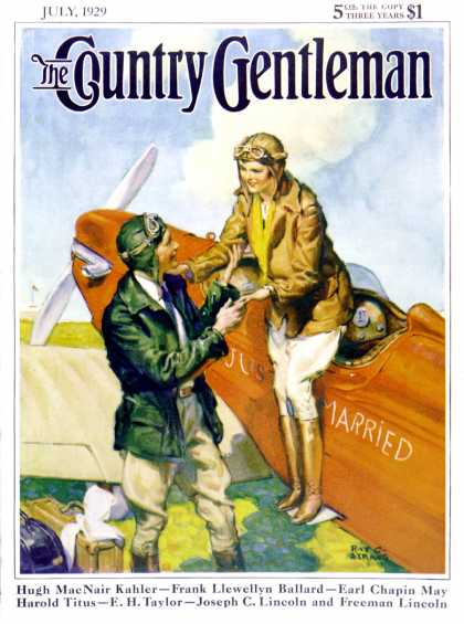 Country Gentleman - 1929-07-01: Just Married, Just Landed (Ray C. Strang)