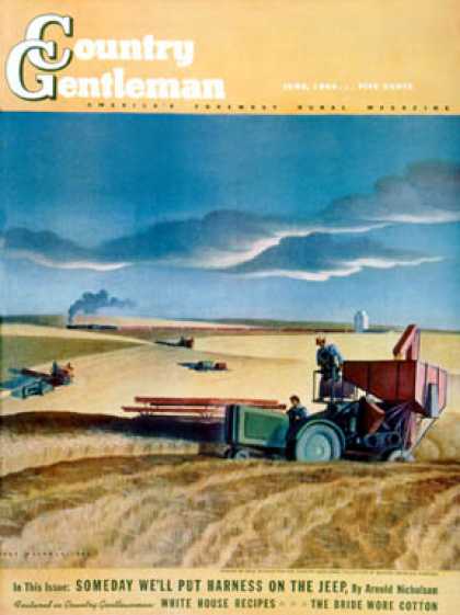 Country Gentleman - 1942-06-01: Wheat Harvest (Dale Nichols)
