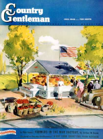 Country Gentleman - 1942-07-01: Roadside Stand (Hardie Gramatky)
