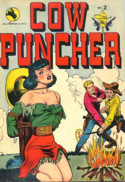 Cow Puncher 2 - No 2 - Cowgirl - Fire - Cowboys - Fight