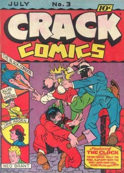 Crack Comics 3 - The Black Condor - The Spider - Ned Brant - Jane Arden - The Clock