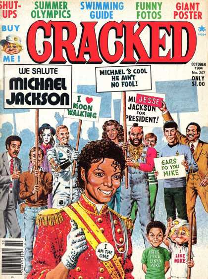 Cracked 207 - Michael Jackson - I Love Moon Walking - Mr T - Jesse Jackson - Ears To You Mike