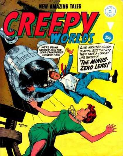 Creepy Worlds 213 - Lens - Time - Transported - Mystery - Action