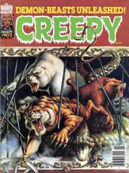Tiger - Snake - Walter Simonson Creepy 103 - Tiger - Snake - Walter Simonson