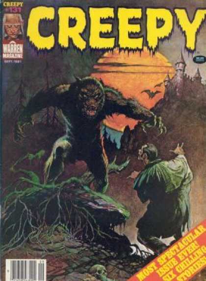 Werewolf - Castle - Six Chilling Stories - Bats - Full Moon Creepy 131 - Werewolf - Castle - Six Chilling Stories - Bats - Full Moon