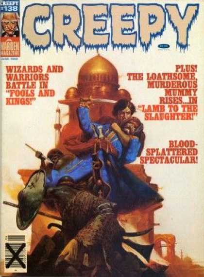 Wizards And Warriors - Blood Splattered Spectacular - Man - Sword - Shield Creepy 138 - Wizards And Warriors - Blood Splattered Spectacular - Man - Sword - Shield
