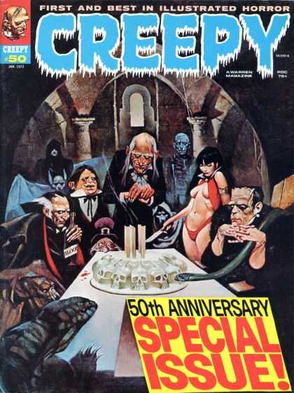Creepy 50 - Vampirella - Frankenstein