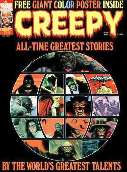 Creepy 55 - Horror - Stories - Creepy - Monkey - Monsters