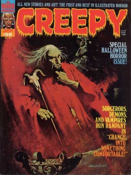 Creepy 58 - Halloween - Wizard - Sorcerors - Demons - Vampires