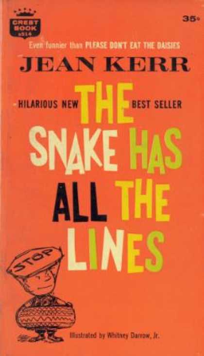 Crest Books - The Snake Has All the Lines - Jean Kerr
