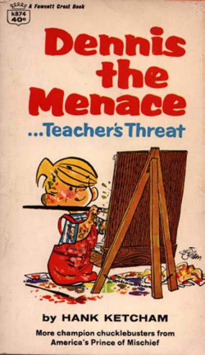 Crest Books - Dennis the Menace...teacher's Threat - Hank Ketcham