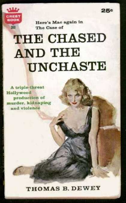 Crest Books - The Case of the Chased and the Unchaste - Thomas Blanchard Dewey