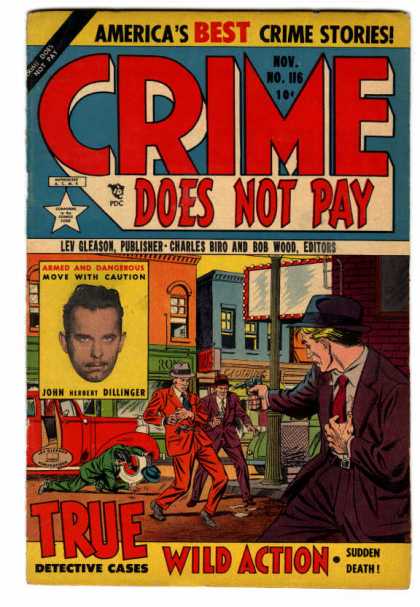Crime Does Not Pay 116 - Americas Best Crime Stories - Man - Gun - Car - True Detective Cases