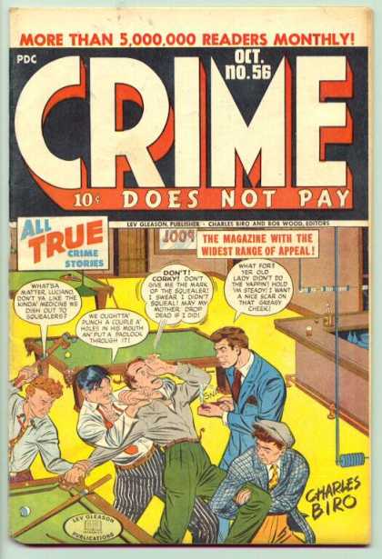 Crime Does Not Pay 56 - Corky - Pool Table - Wrench - Luciano - Biro
