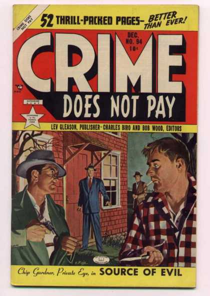 Crime Does Not Pay 94 - 52 Thrill Pakced Pages - Better Than Ever - Lev Gleason - Charles Bird - Bob Wood