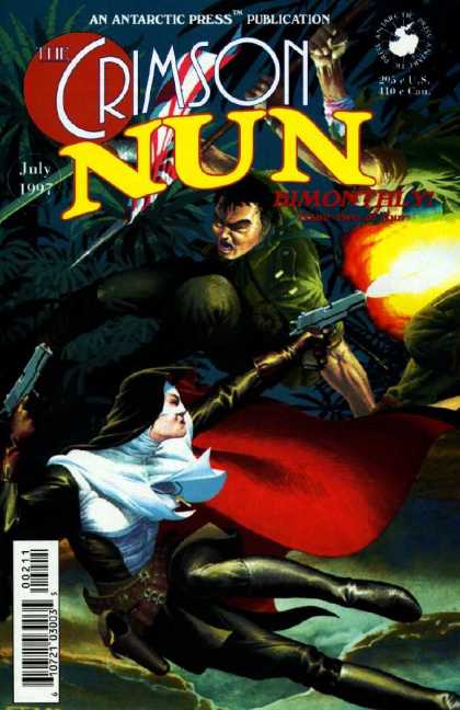 Crimson Nun 2 - Nun - Japan - Gunfight - Action - Jungle - Esad Ribic