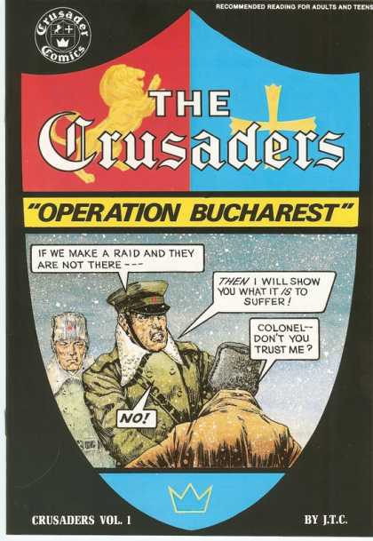 Crusaders - Operation Bucharest - Operation Bucharest - Speech Bubble - Shield - Army - Colonel - Dan Jurgens