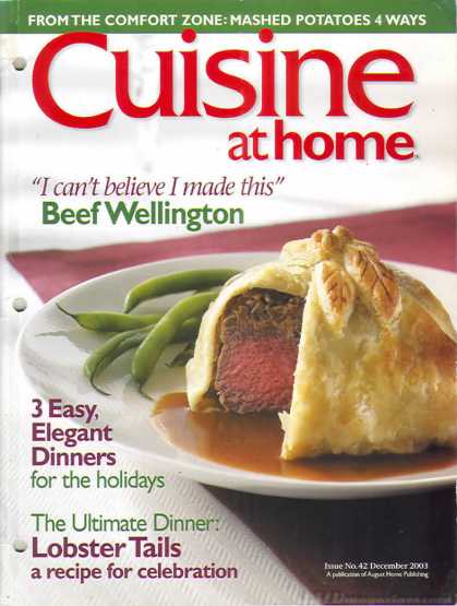 Cuisine At Home - December 2003