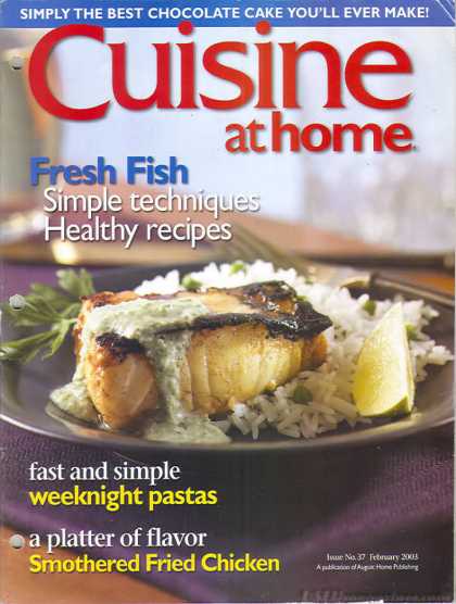 Cuisine At Home - February 2003