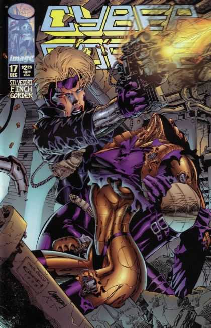 Cyberforce 17 - Image Comics - David Finch - Gun - Superhero - Cyborg - David Finch