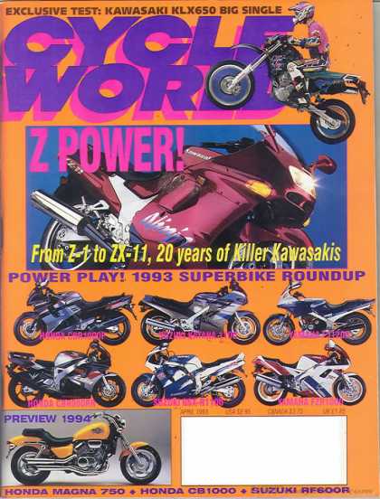 Cycle World - April 1993