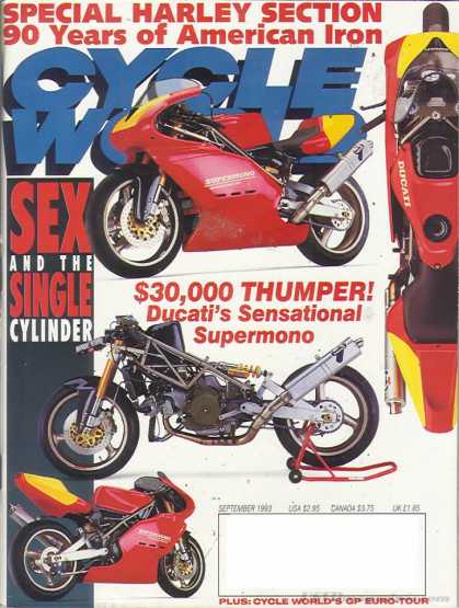 Cycle World - September 1993