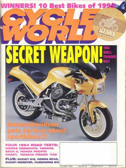 Cycle World - October 1993