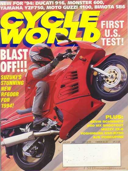 Cycle World - January 1994