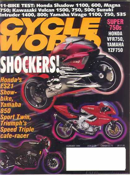 Cycle World - February 1994