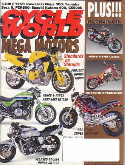 Cycle World - April 1994