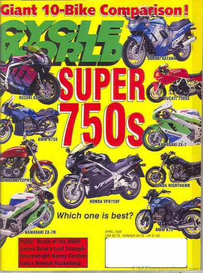 Cycle World - April 1992