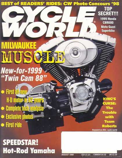Cycle World - August 1998