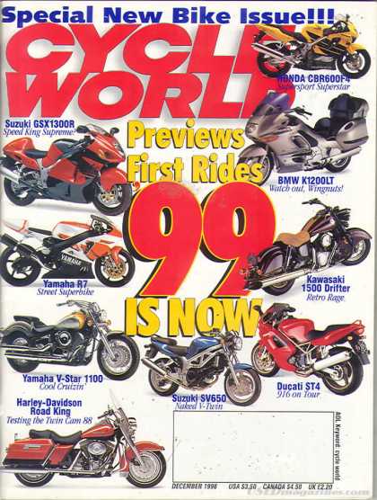 Cycle World - December 1998