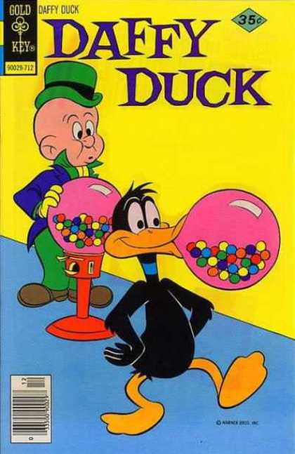 Daffy 112 - Elmer Fudd - Gumballs - Bubble - Hat - Gumball Machine
