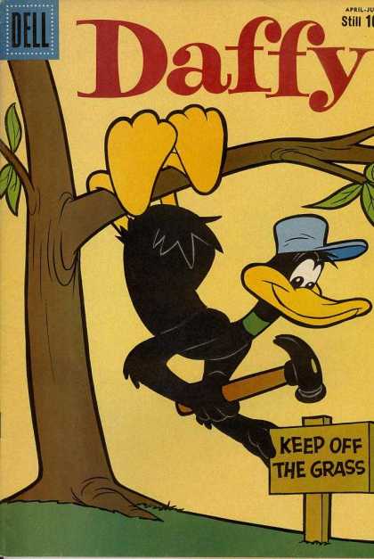 Daffy 17 - Hammer - Keep Off The Grass - Dell - Tree - Duck