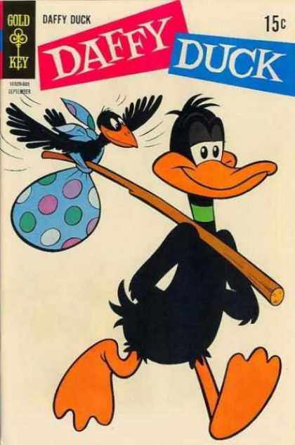 Daffy 54 - Crow - Duck - Stick - Gold Key - Black