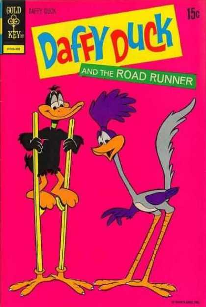 Daffy 80 - Pink - Road Runner - Stilts - Walking - Together