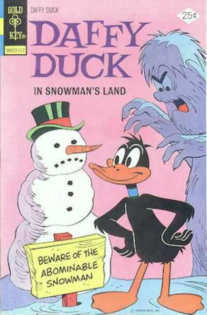 Daffy 98 - In Snowmans Land - Gold Key - Beware Of The Abominable Snowman - Snowman - Aboninable