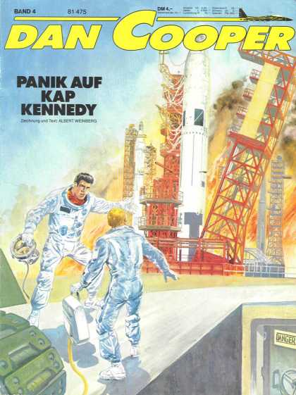 Dan Cooper 4 - Panik Auf Kap Kennedy - Spaceship - Tower - Fire - Astronauts