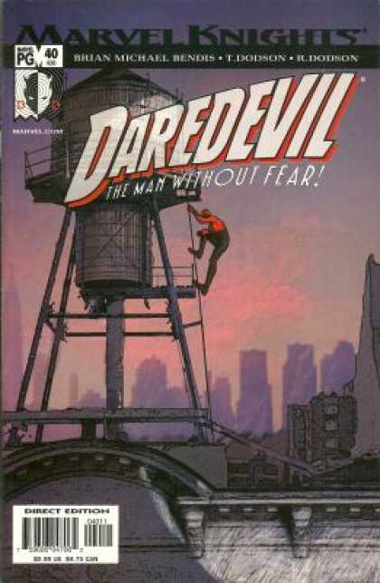 Daredevil (1998) 40 - Marvel - Knights - Water Towel - Ladder - City - Terry Dodson