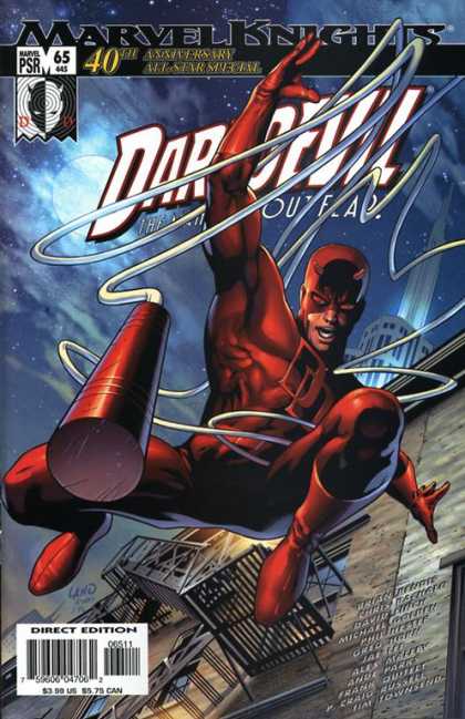 Daredevil (1998) 65 - Marvel Knights - 40 Anniversary - Direct Edition - Super-hero - Building - Matt Ryan