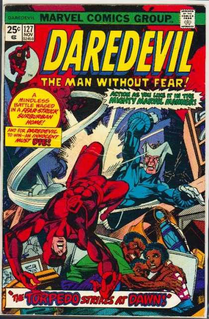 Daredevil 127 - Marvel - The Man Without Fear - Torpedo - Strikes At Dawn - Daredevil