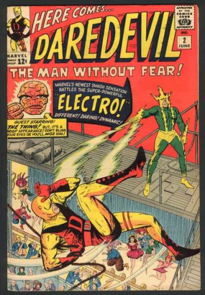 Daredevil 2 - Here Comes - The Man Without Fear - 2 June - Electro - The Thing - Jack Kirby