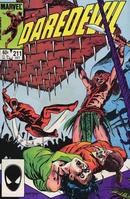 Daredevil 211 - Bed Of Spikes - Thats Gonna Hurt - It Will Leave A Mark - Saved By The Devil - Rituals